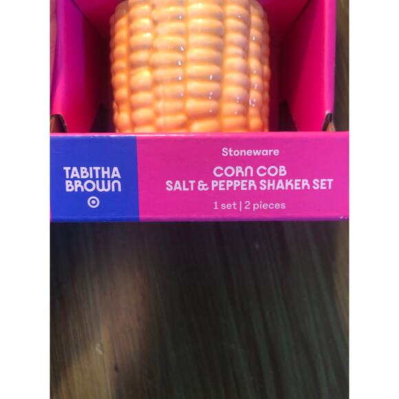Tabitha Brown for Target NIB Corn Cob Shaped Salt and Pepper Shakers - Picture 3 of 6